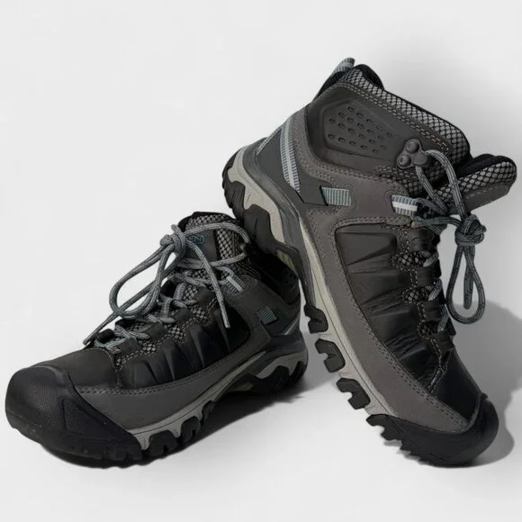 Keen Targhee III Mid WP Women’s Hiking Boot Magnet/Atlantic Blue Size 7 - Picture 7 of 13